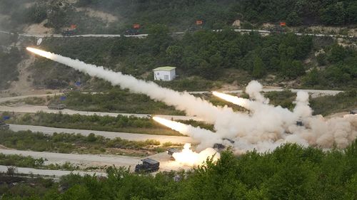 朝中社 美韩联合军演是企图对朝鲜动武的危险预兆