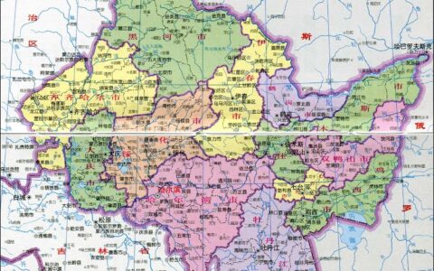 中国旅游地图揽胜—黑龙江黑河(中国旅游地图图片)